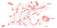 CLIMATISEUR(FLEXIBLES/TUYAUX)(2.4L)(LH) pour Honda ACCORD 2.4 EXECUTIVE 4 Portes 6 vitesses manuelles 2011