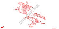 COLLECTEUR D'ECHAPPEMENT(DIESEL) pour Honda ACCORD 2.2 TYPE S-H 4 Portes 6 vitesses manuelles 2011