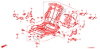 COMP. DE SIEGE AV.(D.)(HAUTEUR MANUELLE) pour Honda ACCORD 2.2 ES 4 Portes 6 vitesses manuelles 2010