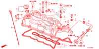 COUVERCLE DE CULASSE(DIESEL) pour Honda ACCORD 2.2 EXECUTIVE-H 4 Portes 6 vitesses manuelles 2010