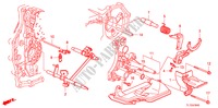 FOURCHETTE DE SELECTION(DIESEL) pour Honda ACCORD 2.2 ELEGANCE 4 Portes 5 vitesses automatique 2010