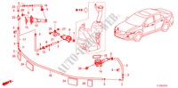 LAVE GLACE DE PROJECTEUR pour Honda ACCORD 2.4 EXECUTIVE 4 Portes 5 vitesses automatique 2011