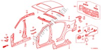 PANNEAUX EXTERIEURS/PANNEAU ARRIERE pour Honda ACCORD 2.0 S 4 Portes 6 vitesses manuelles 2010