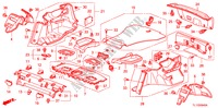 PLATEAU ARRIERE/GARNITURE LATERALE pour Honda ACCORD 2.0 S 4 Portes 6 vitesses manuelles 2010