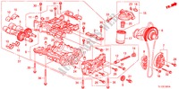 POMPE A HUILE(2.4L) pour Honda ACCORD 2.4 EXECUTIVE 4 Portes 6 vitesses manuelles 2011