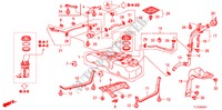 RESERVOIR A CARBURANT(DIESEL) pour Honda ACCORD 2.2 EXECUTIVE 4 Portes 5 vitesses automatique 2011