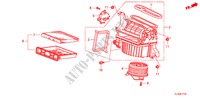 SOUFFLERIE DE CHAUFFAGE(LH) pour Honda ACCORD 2.4 EXECUTIVE 4 Portes 5 vitesses automatique 2011