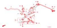 STABILISATEUR AVANT/BRAS INFERIEUR AVANT pour Honda ACCORD 2.0 S 4 Portes 6 vitesses manuelles 2010