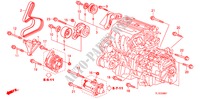 SUPPORT DE MOTEUR(2.4L) pour Honda ACCORD 2.4 EXECUTIVE 4 Portes 5 vitesses automatique 2011