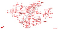 TURBOCOMPRESSEUR(DIESEL) pour Honda ACCORD 2.2 S-H 4 Portes 6 vitesses manuelles 2010