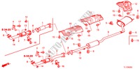 TUYAU D'ECHAPPEMENT(DIESEL) pour Honda ACCORD 2.2 TYPE S-H 4 Portes 6 vitesses manuelles 2011