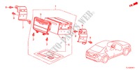 APPAREIL AUDIO(NAVIGATION) pour Honda ACCORD 2.4 EXECUTIVE 4 Portes 5 vitesses automatique 2012