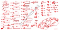 ATTACHE DE FAISCEAU/SUPPORT(RH) pour Honda ACCORD 2.4 S 4 Portes 5 vitesses automatique 2012