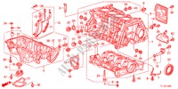 BLOC CYLINDRES/CARTER D'HUILE(2.0L) pour Honda ACCORD 2.0 S 4 Portes 6 vitesses manuelles 2012
