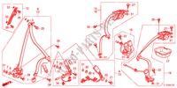 CEINTURES DE SECURITE pour Honda ACCORD 2.4 TYPE S 4 Portes 5 vitesses automatique 2012