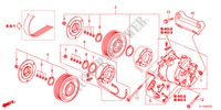 CLIMATISEUR(COMPRESSEUR)(2.4L) pour Honda ACCORD 2.4 TYPE S 4 Portes 5 vitesses automatique 2012