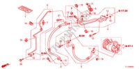CLIMATISEUR(FLEXIBLES/TUYAUX)(2.4L)(LH) pour Honda ACCORD 2.4 EXECUTIVE 4 Portes 6 vitesses manuelles 2012