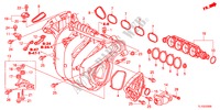 COLLECTEUR D'ADMISSION(2.0L) pour Honda ACCORD 2.0 EXECUTIVE 4 Portes 5 vitesses automatique 2012