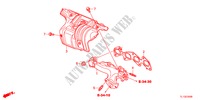 COLLECTEUR D'ECHAPPEMENT(DIESEL) pour Honda ACCORD 2.2 EXECUTIVE 4 Portes 5 vitesses automatique 2012