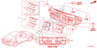 COMMANDE DE CHAUFFAGE pour Honda ACCORD 2.4 EXECUTIVE 4 Portes 5 vitesses automatique 2012