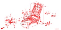 COMP. DE SIEGE AV.(D.)(SIEGE REGLAGE MANUEL) pour Honda ACCORD 2.4 S 4 Portes 6 vitesses manuelles 2012