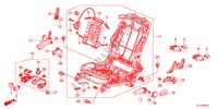 COMP. DE SIEGE AV.(G.)(HAUTEUR MANUELLE) pour Honda ACCORD 2.2 TYPE S-H 4 Portes 6 vitesses manuelles 2012
