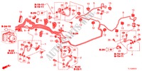 CONDUITES DE FREIN(VSA)(DIESEL)(LH) pour Honda ACCORD 2.2 ELEGANCE 4 Portes 5 vitesses automatique 2012