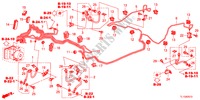 CONDUITES DE FREIN(VSA)(DIESEL)(RH) pour Honda ACCORD 2.2 S 4 Portes 6 vitesses manuelles 2012