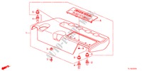 COUVERCLE DE MOTEUR(DIESEL) pour Honda ACCORD 2.2 EXECUTIVE 4 Portes 5 vitesses automatique 2012