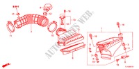FILTRE A AIR(2.4L) pour Honda ACCORD 2.4 TYPE S 4 Portes 6 vitesses manuelles 2012
