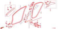GARNITURE DE MONTANT(RH) pour Honda ACCORD 2.0 ES 4 Portes 5 vitesses automatique 2012