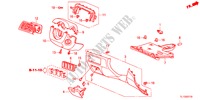 GARNITURE D'INSTRUMENT(COTE DE CONDUCTEUR)(LH) pour Honda ACCORD 2.2 EXECUTIVE-H 4 Portes 6 vitesses manuelles 2012