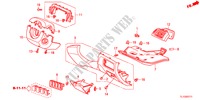 GARNITURE D'INSTRUMENT(COTE DE CONDUCTEUR)(RH) pour Honda ACCORD 2.2 EXECUTIVE 4 Portes 6 vitesses manuelles 2012
