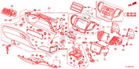 GARNITURE D'INSTRUMENT(COTE DE PASSAGER)(RH) pour Honda ACCORD 2.4 S 4 Portes 5 vitesses automatique 2012