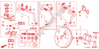 MAITRE CYLINDRE DE FREIN/ALIMENTATION PRINCIPALE(RH) pour Honda ACCORD 2.2 EX 4 Portes 5 vitesses automatique 2012
