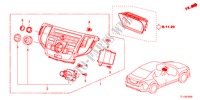 MODULE CENTRAL(NAVIGATION) pour Honda ACCORD 2.4 EXECUTIVE 4 Portes 5 vitesses automatique 2012