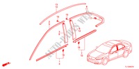 MOULAGE pour Honda ACCORD 2.4 TYPE S 4 Portes 5 vitesses automatique 2012
