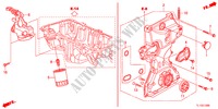 POMPE A HUILE(2.0L) pour Honda ACCORD 2.0 ES 4 Portes 5 vitesses automatique 2012