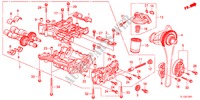 POMPE A HUILE(2.4L) pour Honda ACCORD 2.4 EXECUTIVE 4 Portes 6 vitesses manuelles 2012