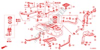 RESERVOIR A CARBURANT(DIESEL) pour Honda ACCORD 2.2 EXECUTIVE 4 Portes 5 vitesses automatique 2012
