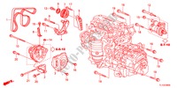 SUPPORT D'ALTERNATEUR/TENDEUR(2.0L) pour Honda ACCORD 2.0 EXECUTIVE 4 Portes 6 vitesses manuelles 2012