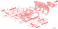 TAPIS DE SOL pour Honda ACCORD 2.4 EXECUTIVE 4 Portes 6 vitesses manuelles 2012