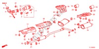 TUYAU D'ECHAPPEMENT(2.4L) pour Honda ACCORD 2.4 EXECUTIVE 4 Portes 6 vitesses manuelles 2012