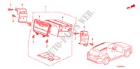 APPAREIL AUDIO(NAVIGATION) pour Honda ACCORD TOURER 2.4 TYPE S 5 Portes 6 vitesses manuelles 2009