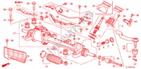 BOITE DE VITESSES DE P.S.(EPS) (DIESEL) (LH) pour Honda ACCORD TOURER 2.2 S 5 Portes 6 vitesses manuelles 2009