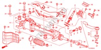 BOITE DE VITESSES DE P.S.(EPS) (LH) pour Honda ACCORD TOURER 2.4 TYPE S 5 Portes 5 vitesses automatique 2009