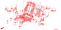 COMP. DE SIEGE AV. (D.)(HAUTEUR MANUELLE) pour Honda ACCORD TOURER 2.0 ES-GT 5 Portes 6 vitesses manuelles 2009