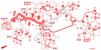 CONDUITES DE FREIN(VSA) (DIESEL) (LH) pour Honda ACCORD TOURER 2.2 EXECUTIVE 5 Portes 6 vitesses manuelles 2009