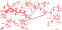 CONDUITES DE FREIN(VSA) (DIESEL) (RH) pour Honda ACCORD TOURER 2.2 EX 5 Portes 6 vitesses manuelles 2009