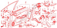 GARNITURE DE PORTE AVANT(RH) pour Honda ACCORD TOURER 2.4 EX 5 Portes 5 vitesses automatique 2009